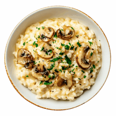 Risotto de champiñones